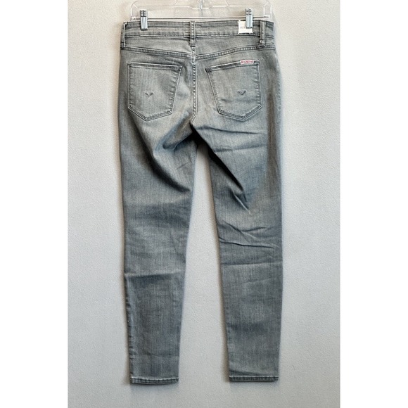 Hudson Jeans Women's Size 26 Krista Low Rise Skinny Ankle Gray Denim - Picture 2 of 9